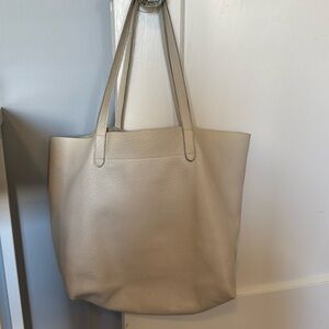 Cuyana White Pebbled LeatherrcTote